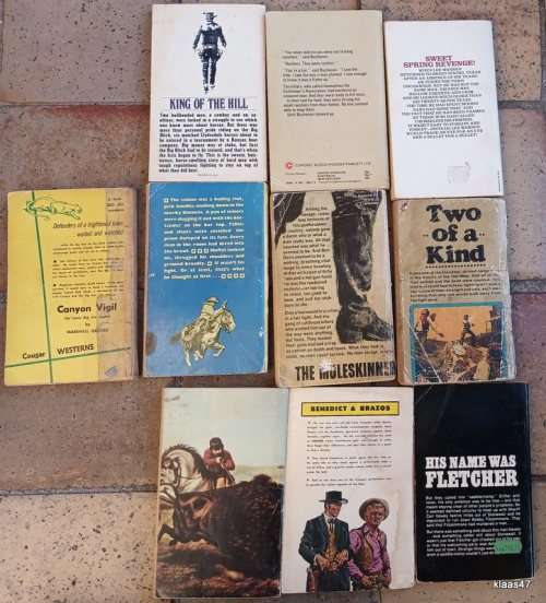Vintage Westerns - Mixed Lot of 10 Books - Various Authors
