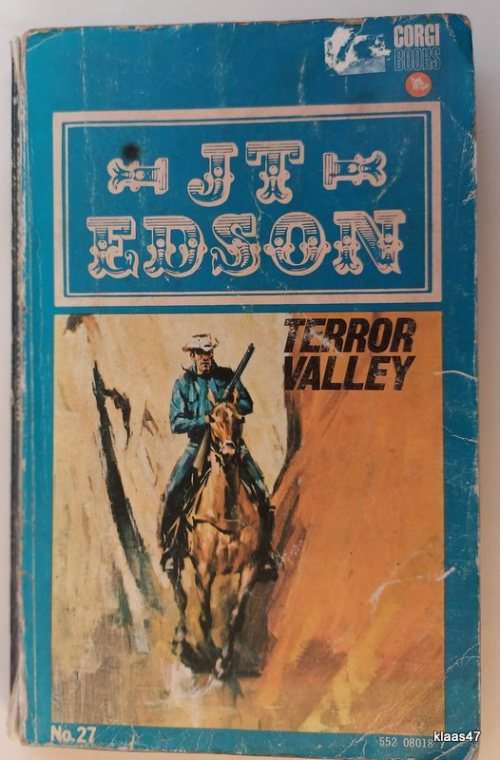 Terror Valley - J T Edson - No 27 Paperback