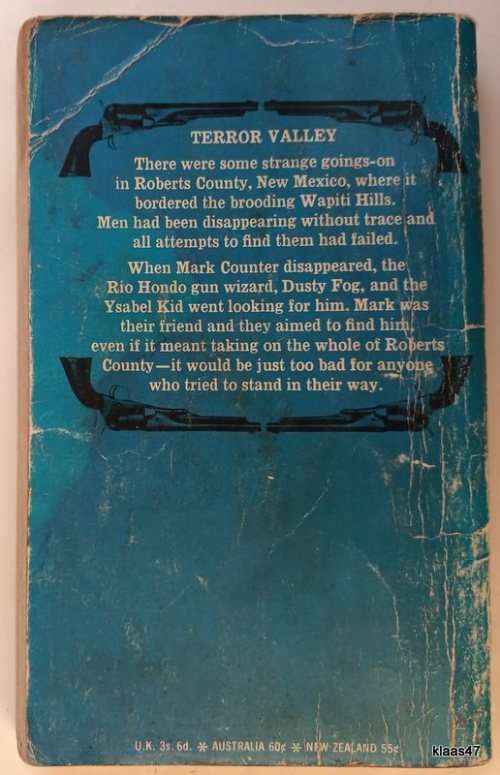 Terror Valley - J T Edson - No 27 Paperback
