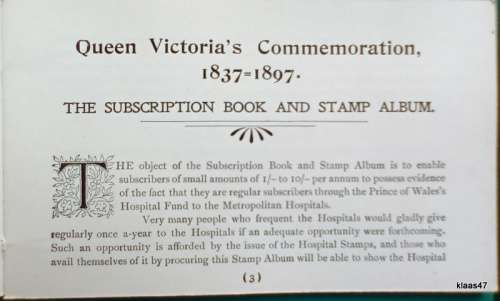 Prince of Wales Hospital Fund - Booklet and Charity Stamps - 1902-08 (8 stamps)