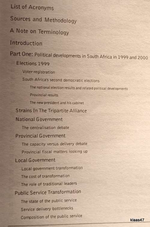 Development Update - The Voluntary Sector and Development in South Africa 1999/2000 Vol.3 No.3