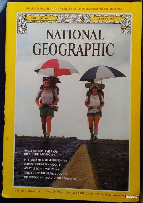 National Geographic Magazine - Walk Across America: On to the Pacific - Vol 156 No.2 August 1979