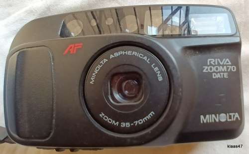 Minolta AF - RIVA ZOOM 70 DATE - Film Camera - For Display, Prop or Spares