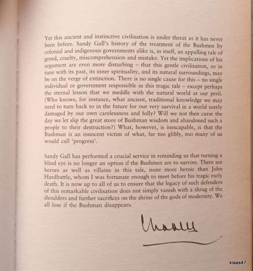 The Bushmen of Southern Africa - Slaughter of the Innocent - Sandy Gall - Paperback