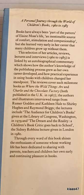 Part of the Pattern - Elaine Moss - Hardcover