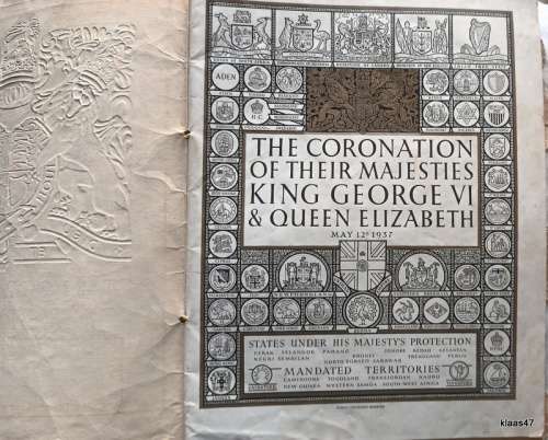 Coronation of Their Majesties King George VI and Queen Elizabeth - Official Souvenir Programme 1937
