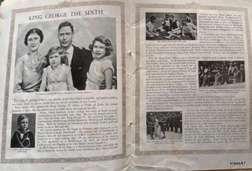 Coronation of Their Majesties King George VI and Queen Elizabeth - Official Souvenir Programme 1937