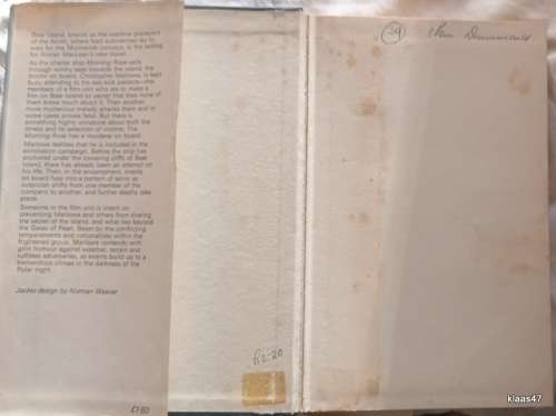 Bear Island - Alistair MacLean - Hardcover - First Edition 1971