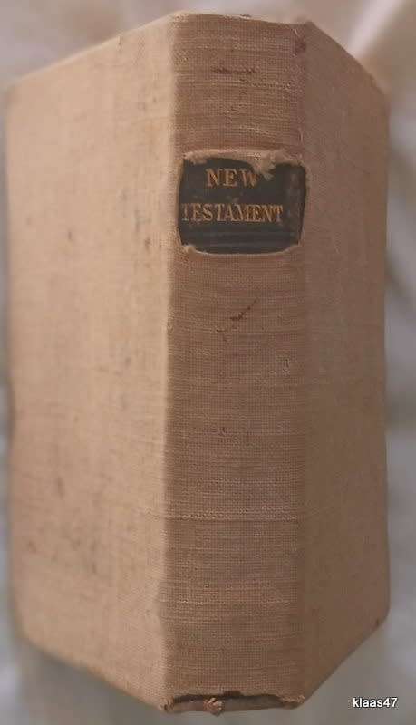 Pocket New Testament - M.DCCC.LXIV. 1865 (Inscription dated 1866)