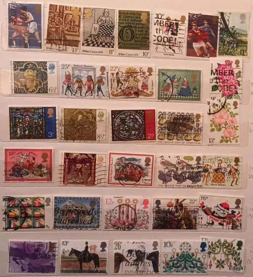GB - Mixed Lot of 32 Used stamps