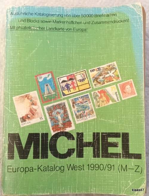 Michel Europa-Katalog West 1990/91 (M-Z) - Paperback