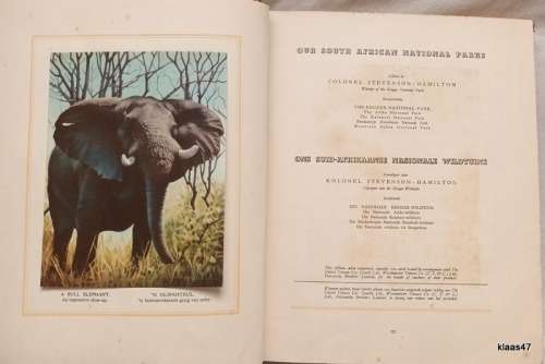 Our South African National Parks: Cigarette Card Album (1 card missing)