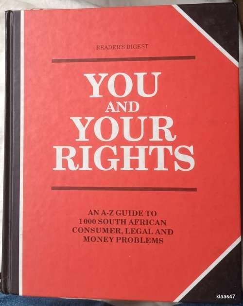 Reader`s Digest You and Your Rights -  Hardcover 1992