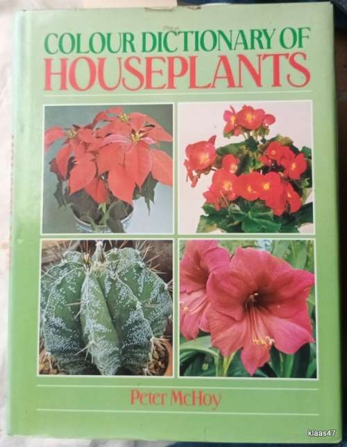 Colour Dictionary of Houseplants - Peter McHoy - Hardcover