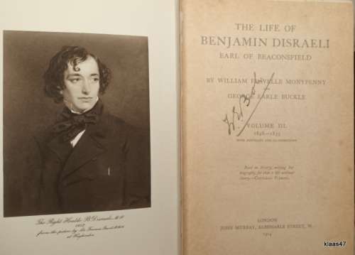 The Life of Benjamin Disraeli (Earl of Beaconsfield) - Vol 3 1846-1855 - Monypenny and Buckle 1914