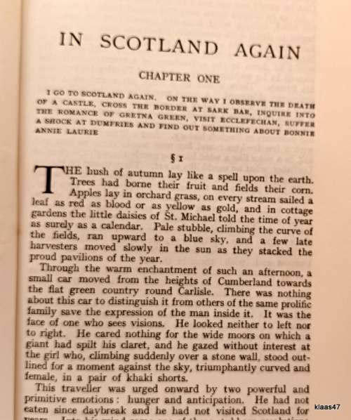 In Scotland Again - H V Morton - Hardcover