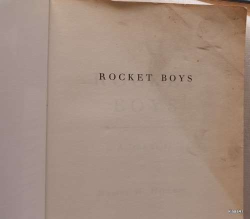 Rocket Boys - Homer H Hickam - Paperback (A True Story)
