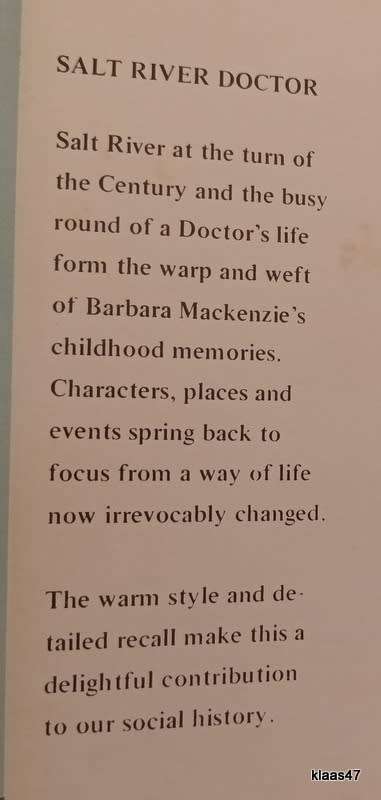 Salt River Doctor - Barbara Mackenzie - Hardcover