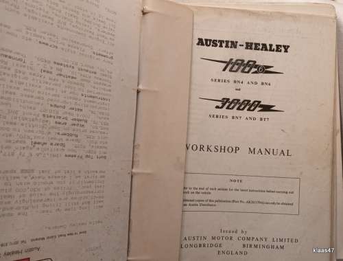The Austin-Healey 100-Six and 3000 Workshop Manual
