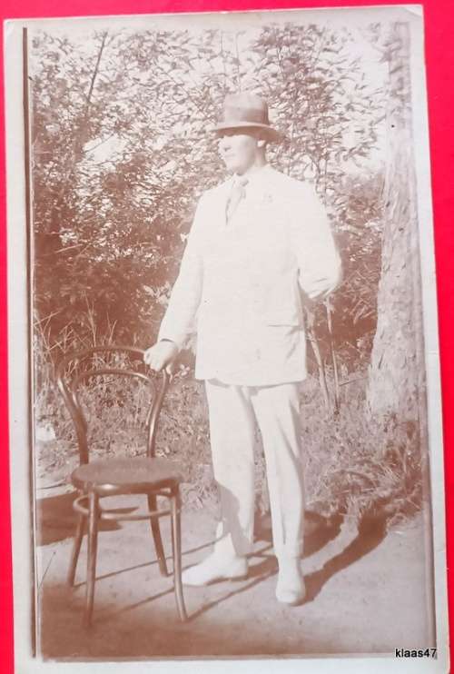 Vintage Photo Post Card - K LTD - Gentleman