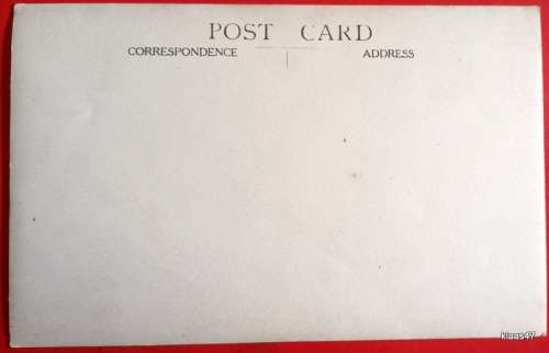 Vintage Photo Post Card - Oval picture - One lady