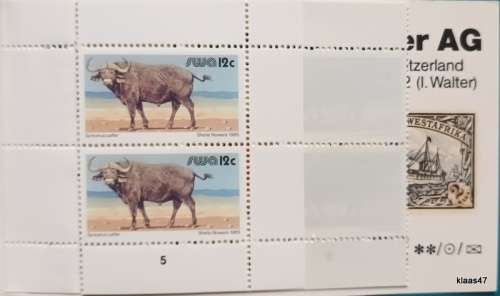 SWA 1985 Buffalo Stamp Booklet (Complete) No. 57110