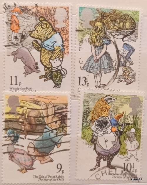 GB - 1979 - International Year of the Child - Set of 4 Used stamps
