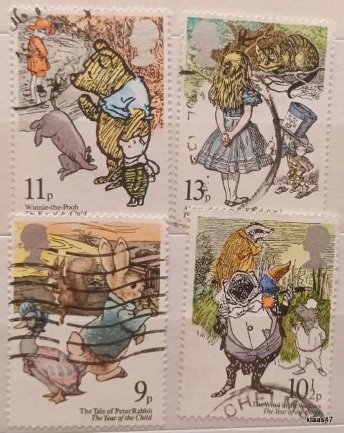 GB - 1979 - International Year of the Child - Set of 4 Used stamps