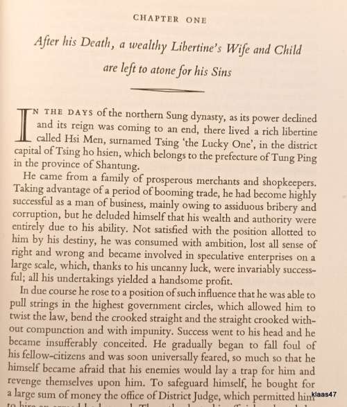 Ko Lien Hua Ying: Flower Shadows Behind the Curtain -Franz Kuhn - Transl: Vladimir Kean - Hardcover