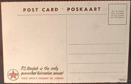 Caltex - Black and White Photo Post Card - Photo: D Goodson - Pre 1960 - Buffalo River