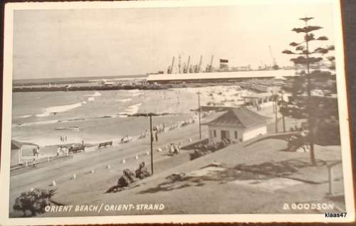 Caltex - Black and White Photo Post Card - Photo: D Goodson - Pre 1960 - Orient Beach