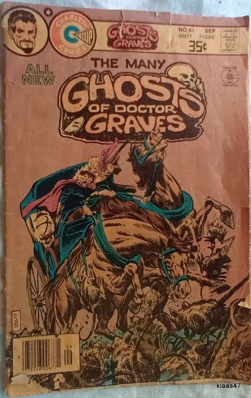 Charlton Comics - The Many Ghosts of Dr Graves - No 61 - Sept 1977