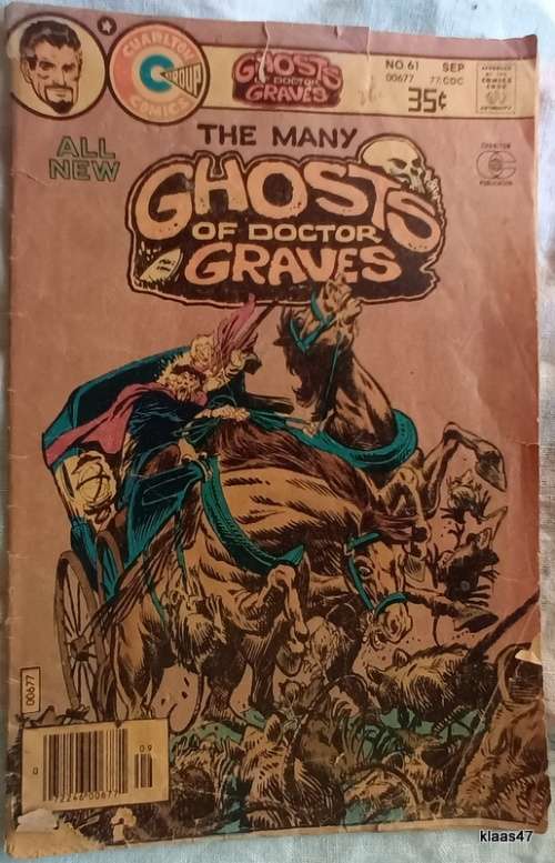 Charlton Comics - The Many Ghosts of Dr Graves - No 61 - Sept 1977