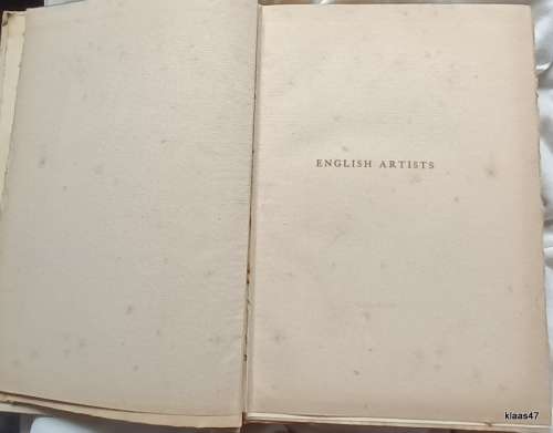 Stories of the English Artists  1600-1851 - Hardcover 1908