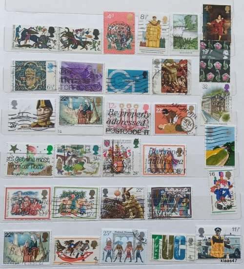 GB - Mixed Lot of 31 Used stamps