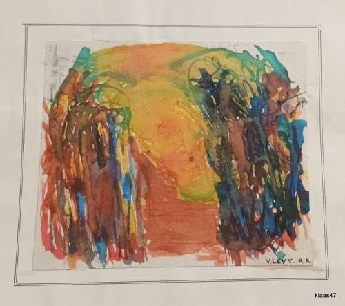 Unframed Untitled by V Levy R.A.