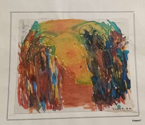 Unframed Untitled by V Levy R.A.