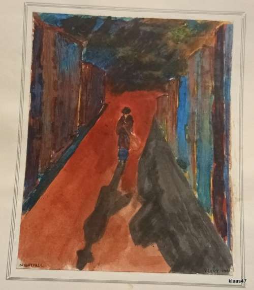 Unframed Nightfall by V Levy 1961