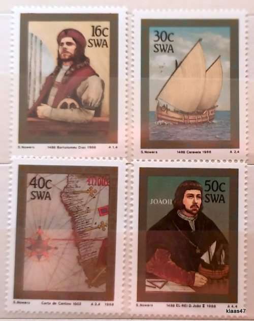 SWA - 1988 - Dias 500 - Set of 4 Mint stamps