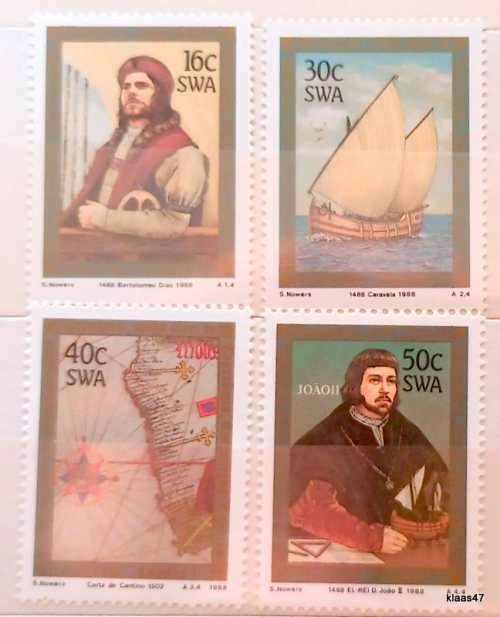 SWA - 1988 - Dias 500 - Set of 4 Mint stamps