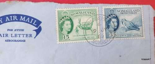 Postal Stationery - Air Letter from Somaliland 1960