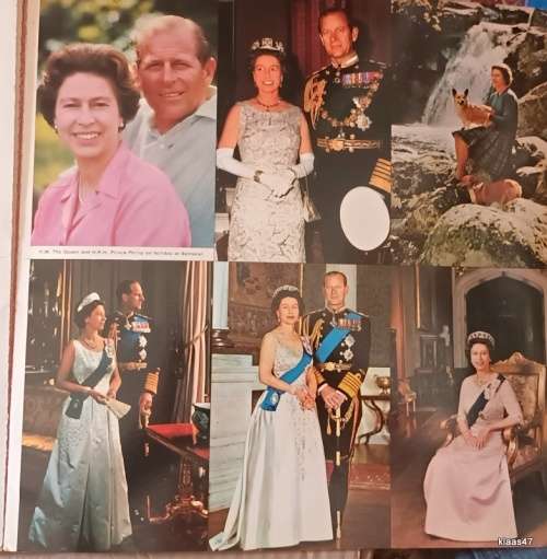 144 Picture Postcards of Her Majesty Queen Elizabeth II and her family. Compiled: Mary Dunkin