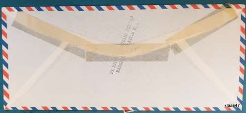Airmail Envelope - St Kitts Philatelic Bureau - 1981 - With 2 Official stamps