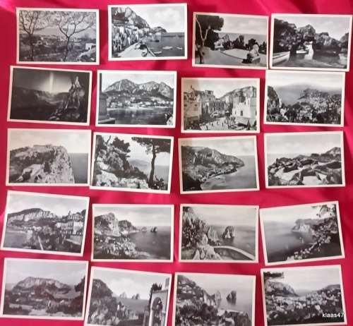 Vintage Souvenir - Capri - 20 Views of the City -  Photos (Small) in Folder (R Renza, Napoli)