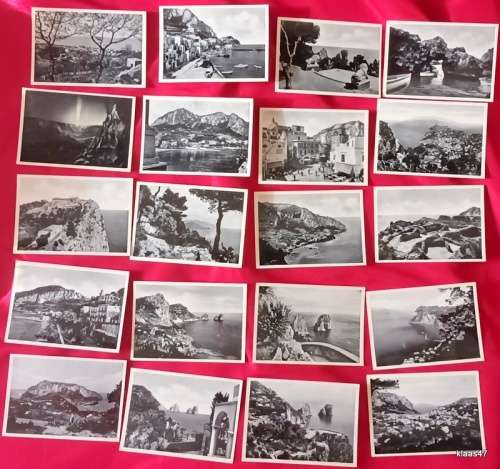 Vintage Souvenir - Capri - 20 Views of the City -  Photos (Small) in Folder (R Renza, Napoli)
