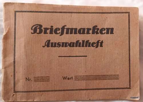 Briefmarken Auswahlheft (Small Empty Book) - 20 Pages 14.5x10.5cm