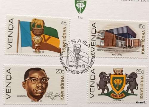 Venda - 1979 - Independence - Collectors Card 1.1a