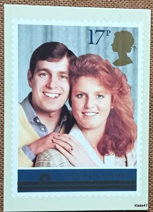 GB - 1986 - The Royal Wedding - Post Card