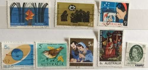 Australia - Mixed Lot of 8 Used stamps