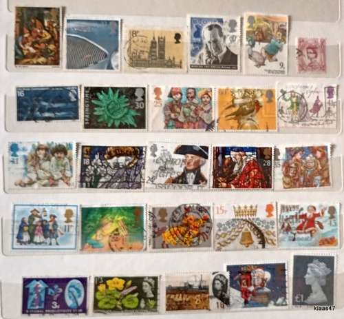 GB - Mixed Lot of 26 Used stamps